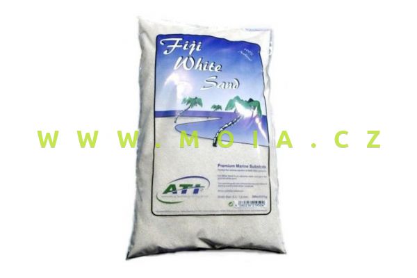 ATI písek "Fiji White Sand", zrnitost 0,3 až 1,2mm – 9,07 kg sáček